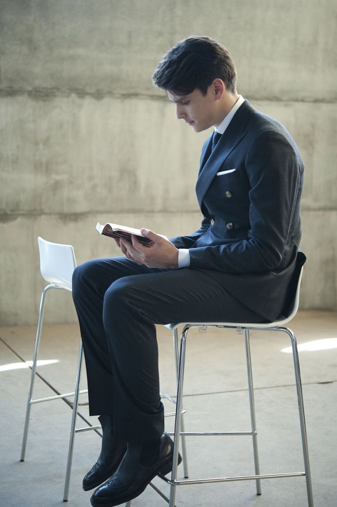 Il design Manerba sul set fotografico di Corneliani0005