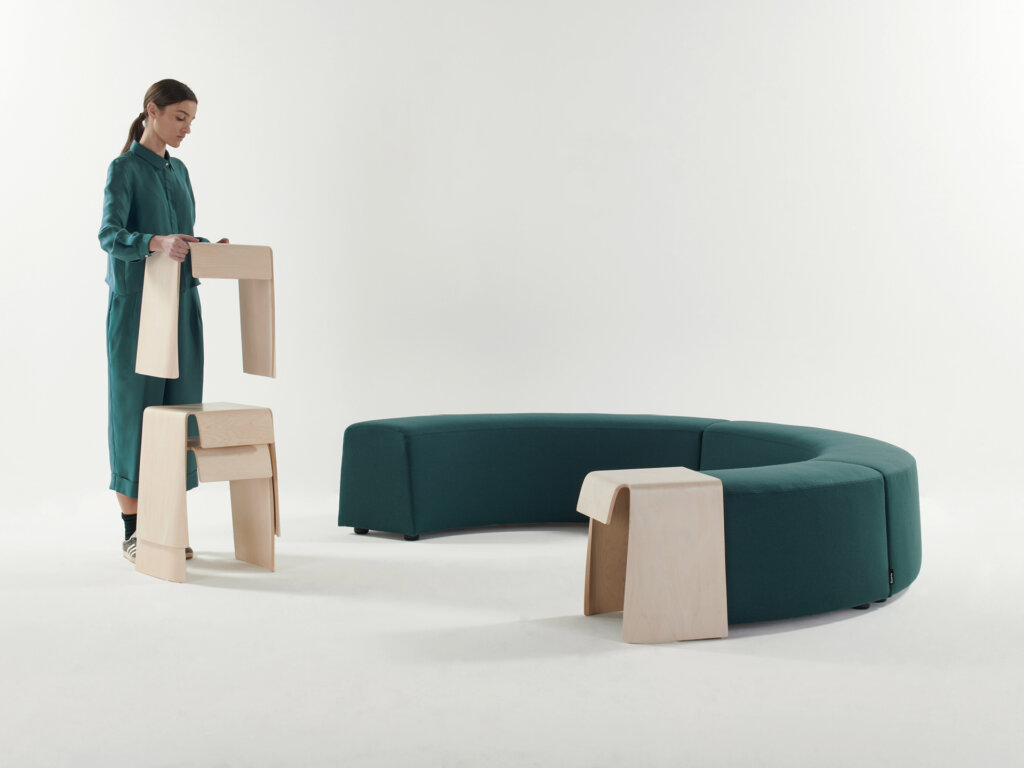 Premiato con l’ADA2023 SUPER RANDOM, sistema di sedute modulari e singole