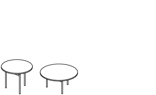 Tavoli rotondi di design per ufficio