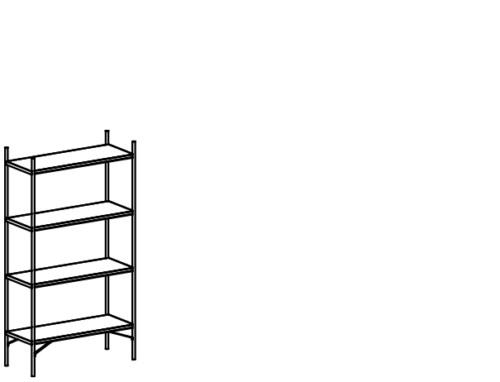 Libreria componibile di design per ufficio
