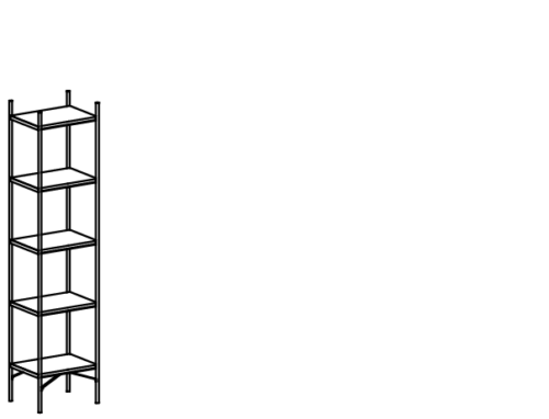 Libreria di design modulare per ufficio