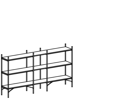 Libreria modulare di design per ufficio